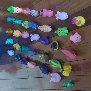 Thirty Five (35) Colorful Animal Squishy Toys